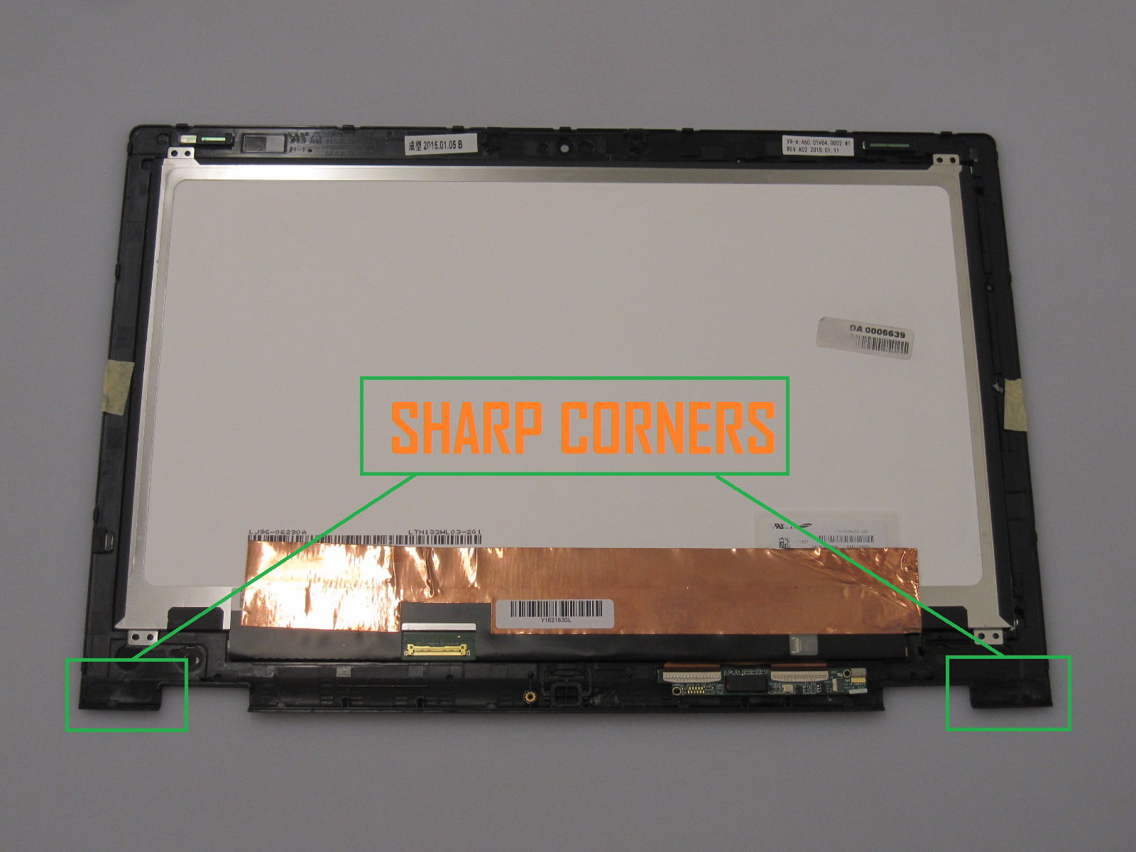 13.3" Lcd Touch Screen Assembly For Dell Inspiron 13 7000 Series 7347 7348 P57G 