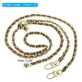 thumbnail image 2 of Uxcell 47 Inch Purse Chain Strap, Adjustable Handbag Chains Shoulder CrossBody Replacement for Bags, Coffee/Light Gold, 2 of 6