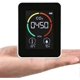 thumbnail image 3 of Detector de CO2, monitor de dióxido de carbono, pantalla LED, monitor de calidad del aire, temperatura y humedad para el hogar, la oficina, el gimnasio y el coche (sensor TVOC, negro), 3 of 5
