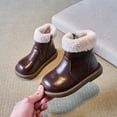 thumbnail image 1 of Children's Boots, Cotton Shoes, Solid Color Soft Soled Short Boots, 1 of 5