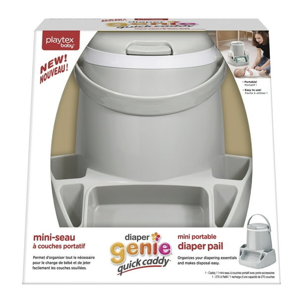 Diaper Genie Quick Caddy Mini Portable Diaper Pail