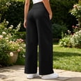 thumbnail image 5 of Jsaierl Womens Sweatpants Athletic Baggy Elastic Waist Trousers Casual Drawstring Work Jogger Pants with Pockets, 5 of 8