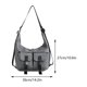 thumbnail image 2 of Bolso De Hombro Mujer Correa Ajustable Multi Bolsillos Shopping Gris, 2 of 8