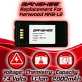 thumbnail image 4 of Kenwood KNB-L2 Battery, 4 of 5