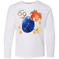 thumbnail image 3 of Inktastic Cancer Crab Constellation Zodiac Sign Illustration Long Sleeve Youth T-Shirt, 3 of 5