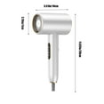 thumbnail image 3 of Secador de pelo de alta potencia iónica de baja radiación | Secador de pelo de secado rápido para el hogar y los viajes | Diseño ligero y portátil | Calor ajustable de tres velocidades | Adecuado, 3 of 8
