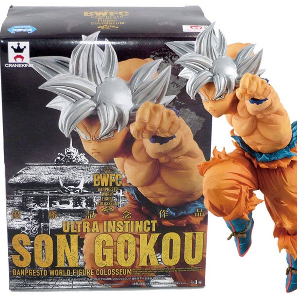 Banpresto World Figure Colosseum Dragon Ball Super Ultra Instinct Goku 6 Statue Walmart Com
