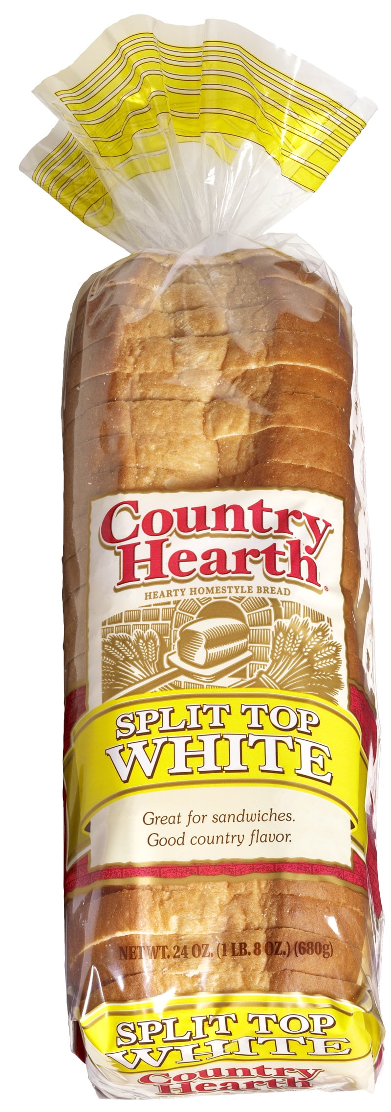 Pan O Gold Country Hearth Split Top White Bread
