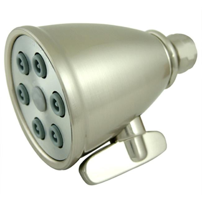 Kingston Brass K138A8 6 Spray Nozzles Power Jet Shower Head Satin