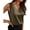 Dark Green, variant on Womens Tank Tops Satin Silky V Neck Sleeveless Shirts Loose Casual Cami Summer Workout Flowy Tunic Top Pink L