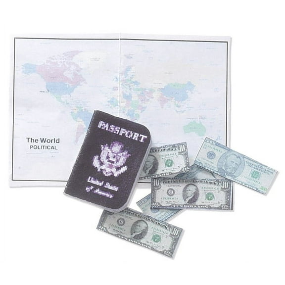 Jolee's Dimensional Embellishments-Passport & Map