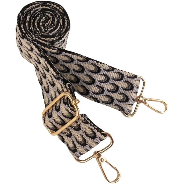 LinYooLi Bandoulière de Remplacement Réglable, Sangles de Bagage, Ceinture Bandoulière en Toile pour Sac à Main, Sangle de Sac à Main pour Femmes (Style A 119)