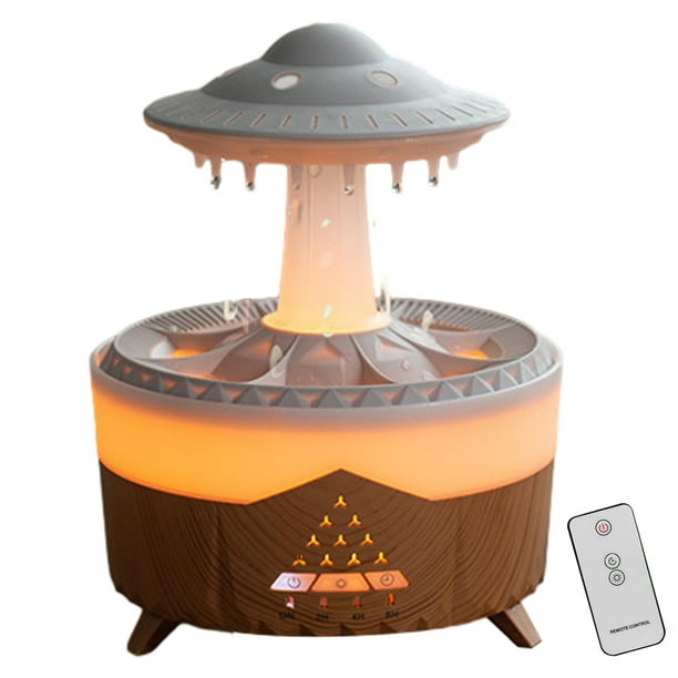 Humidificador de niebla fría UFO poco ruido 350ML multifuncional para el hogar dormitorio oficina