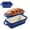 Blue, variant on Enameled Cast Iron Loaf Pan Blue 9 x 5 Inch Baking Use
