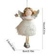 thumbnail image 3 of dajkiuy Christmas Angel Doll Decoration, Christmas Tree Hanging Ornaments, for New Year, Birthday Party, Wedding, Valentine's Day Decor, 3 of 6