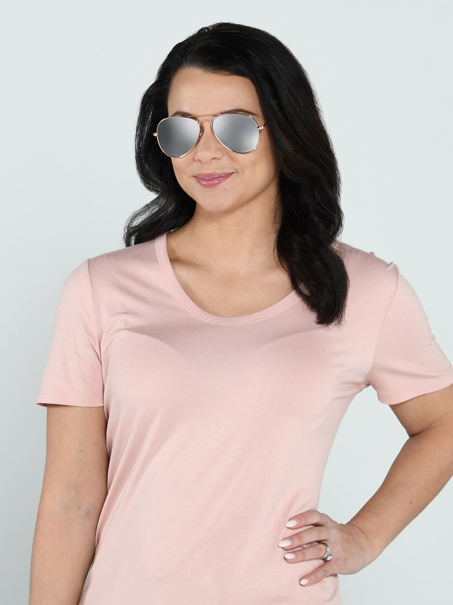 Foster Grant Aviator Fashion Sunglasses