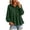 Green, variant on Cmfcve Peplum Hooded Sweatshirt for Women Casual Half Zip Hoodies Fall Winter Long Sleeve Tops