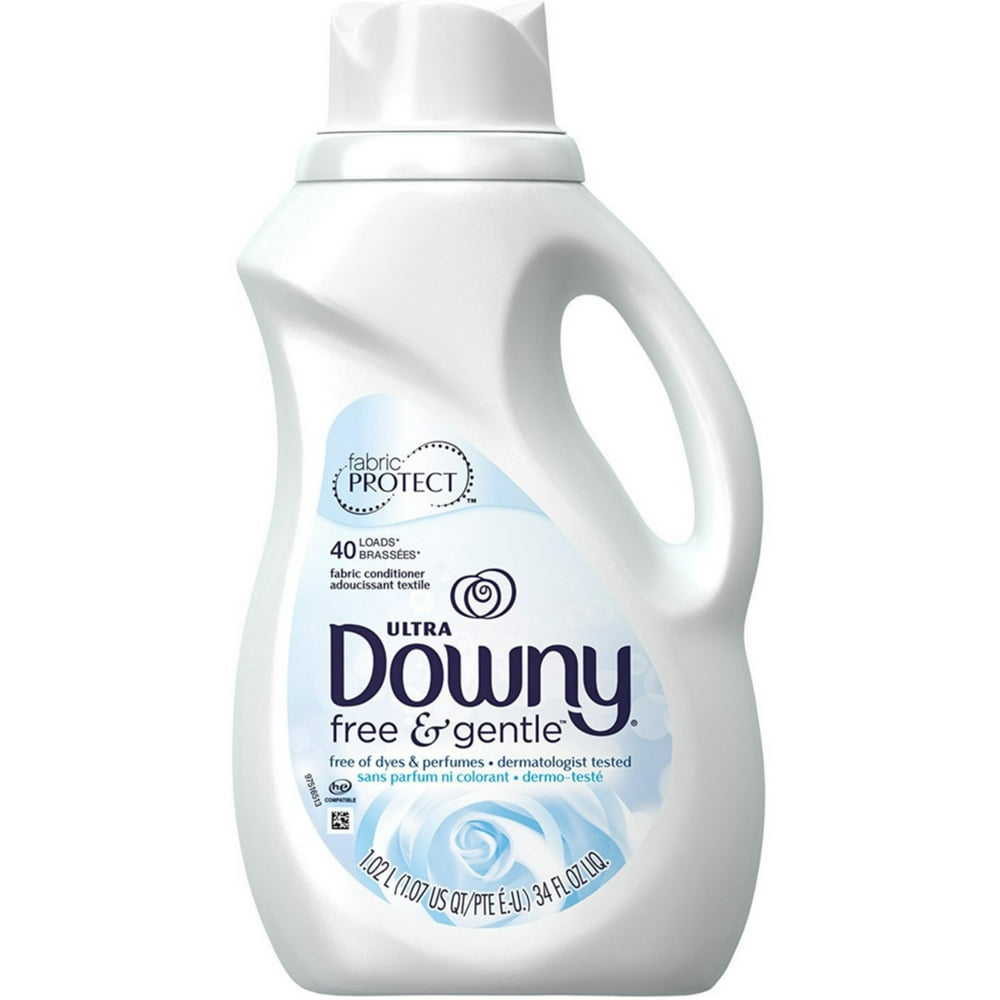 Downy Ultra Fabric Softener, Free & Gentle 34 oz