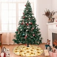thumbnail image 7 of Sikiie Coffee Plaid Sunflower 30-48 inches {designName} Print Christmas Tree Skirt Snowman Xmas Tree Skirt with Edge Christmas Decorations for Holiday Party36", 7 of 7