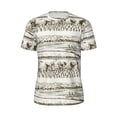 thumbnail image 5 of Wukai Rice Harvest Print Men's Short-Sleeved Mesh T-Shirt,Quick-Dry Short Sleeve Workout T-Shirt-X-Large, 5 of 8