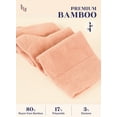 thumbnail image 2 of HUGH UGOLI Women's Bamboo Knee High Socks | Comfort Seam Long Dress Socks, Soft & Lightweight | 4 Pairs, Peach Rose, Shoe Size: 5-8, 2 of 5