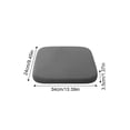 thumbnail image 3 of Car Office Chair Cushion, Memory Foam Padding for Wheelchair Armchair Sofa Desk Home Use(Slim Gray-1,34x24x3.5cm), 3 of 7