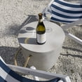 thumbnail image 6 of MOALCOFER Outdoor Side Table,17" Concrete Top with Hemp Rope Handles, Accent Table for Patio,Garden, 6 of 6