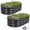 Grey, variant on INNO STAGE Galvanized Metal Raised Garden Bed Kit Outdoor Planter Box with Safety Edging 2 Pack 4x2x1FT