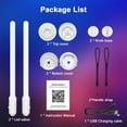 thumbnail image 2 of Expansion Controller Accessory for Oculus Quest 2, Suitable for Meta Quest 2, Rgb Lightsaber for Beat Saber, Suitable for Supernatural, Swordsmanship and Witchcraft, Fruit Ninja, 2 of 7
