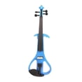 thumbnail image 4 of MERIGLARE Electric Violin 4/4 Playing with Bag Professional Stage Performance 4 String Blue, 4 of 9