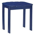 thumbnail image 1 of Linon Adirondack Sturdy Solid Acacia Wood Outdoor End Table in Blue Stain, 1 of 12