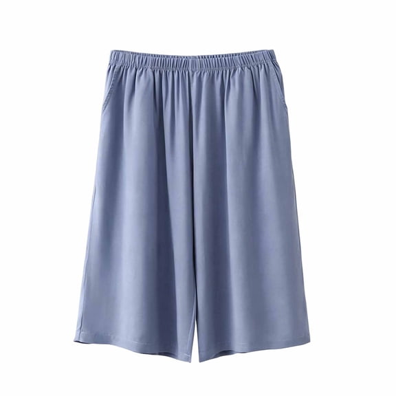 Jerdar Men’s Pajama Shorts Soft Comfortable Lightweight Elastic Drawstring Men Lounge Sleep Shorts with Pockets