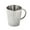 Dull Silver, variant on Double-layer Water Cup Stainless Steel Beer Mug Heat Insulation Home Drinkware Double Walled Coffee Mugs Stainless Steel Tea Cups Kids Camping Mugs