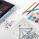 thumbnail image 5 of Portafolio Premium de aluminio de 33 marcadores, 24 crayones , 24 tubos de pintura acrílica, 24 acuarelas, 28 colores, 4 pinceles, 2 lápices HB, 2 godetes, 2 gomas,1 bloc con 20 hojas y  1 sacapuntas, 5 of 7