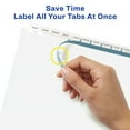 thumbnail image 4 of Avery 12 Tab Print & Apply Dividers, Index Maker, 5 Sets (11429), 4 of 9