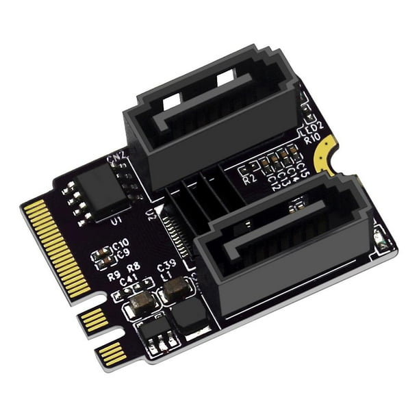 Tarjeta adaptadora SATA M2 a SATA3.0 KEY A + E WIFI M.2 a tarjeta convertidora para PC