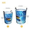 thumbnail image 5 of Ninjago Large Laundry Basket With Handle, Collapsible Laundry Hamper, Dirty Clothes Storage Basket For Living Room, Bathroom, Bedroom, College Dorm, 5 of 8
