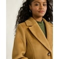 thumbnail image 2 of Time and Tru Women's and Women's Plus Faux Wool Boyfriend Coat, Sizes XS-3X, 2 of 4