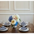 thumbnail image 3 of Achim Buffalo Check Polyester/Cotton Dinner Table Napkins - Navy - Set of Four, 3 of 4