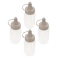thumbnail image 4 of REACHISE 4pcs Condiment Bottles Small Ketchup Bottles Salad Dressing Bottles Sauce Dispenser Containers 30ml, 4 of 9