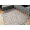 thumbnail image 2 of Dynamic Rugs Seville Ivory/Soft Grey 5X7 Trellis Area Rug, 2 of 4