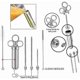 thumbnail image 2 of Flavor injector for grilling, 60ml stainless steel meat syringe, 2 of 5