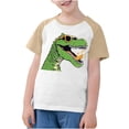 thumbnail image 4 of RXIRUCGD 2025 Vêtements d'Été pour Enfants Tout-Petits Garçons Filles Mode Mignon Col Rond Imprimé Manches Courtes Haut, 4 of 7