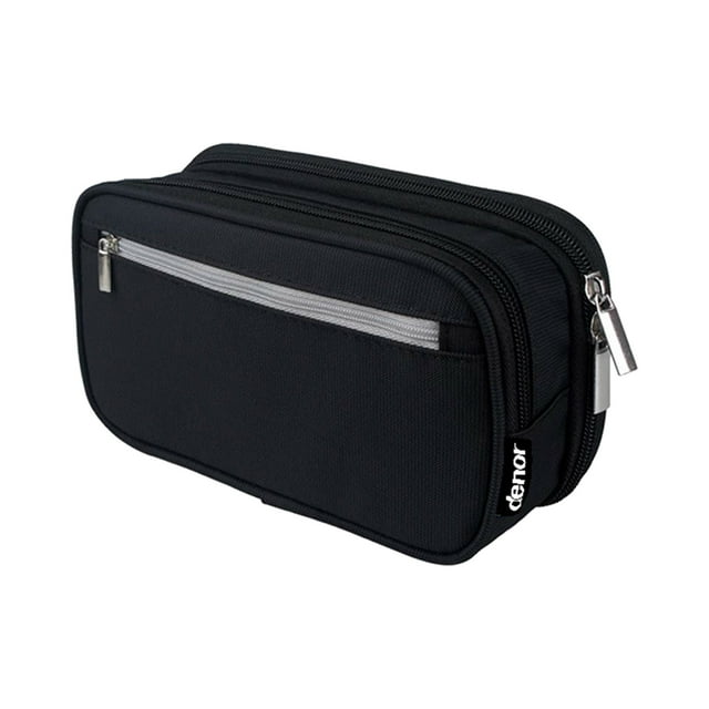 Agiferg Large-capacity Multi-function Pencil Case Three-layer Stationery Bag Pencil Case