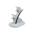thumbnail image 4 of sweethay Controlador Dock LED Dual USB Estación de soporte de carga Cuna para Pro Slim Videojuegos y accesorios blanco, 4 of 6