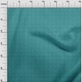 thumbnail image 3 of oneOone Georgette Viscose Dark Teal Green Fabric Geometrical Quilting Supplies Print Sewing Fabric By The Yard 42 Inch Wide, 3 of 4