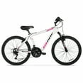 thumbnail image 2 of Vélo de montagne Boundary pour fille Hyper Bicycles 24 pouces, blanc et rose, 2 of 16