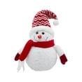 thumbnail image 3 of Peluche Decorativo de Muñeco de Nieve con Luz Led Interna Rojo, 3 of 4