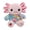 blue, variant on 1 Pcs 13" Axolotl Plush with Sweater & Scarf, Cute Stuffed Animal for Kids, Soft Kawaii Plushie for Bedroom Decor, Birthday & Valentine's Day Gifts