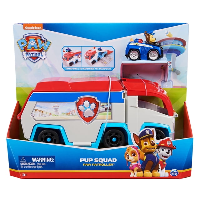 Set de Juego Paw Patrol Pup Squad Patroller con Vehículo de Juguete